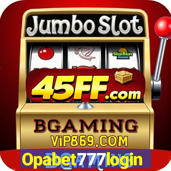 Opabet777login
